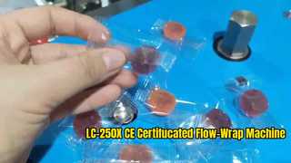 CE-gecertificeerde LC-250X Gummy Candy / QQ Candy / QQ Gummy / Chewy Candy Horizontale Flow-Wrap-machine