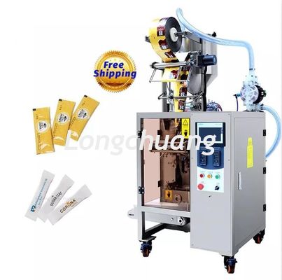 kwaliteit  Ketchup Sauce Liquid Filling And Sealing Machine Honey Small Sachet Packing Machine fabriek
